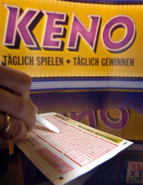 KENO Zahlen und Quoten .